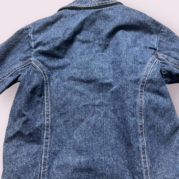 Toddler Disney Winnie The Pooh Piglet Floral Embroidered Denim Blazer Jacket 2T - Picture 10 of 12